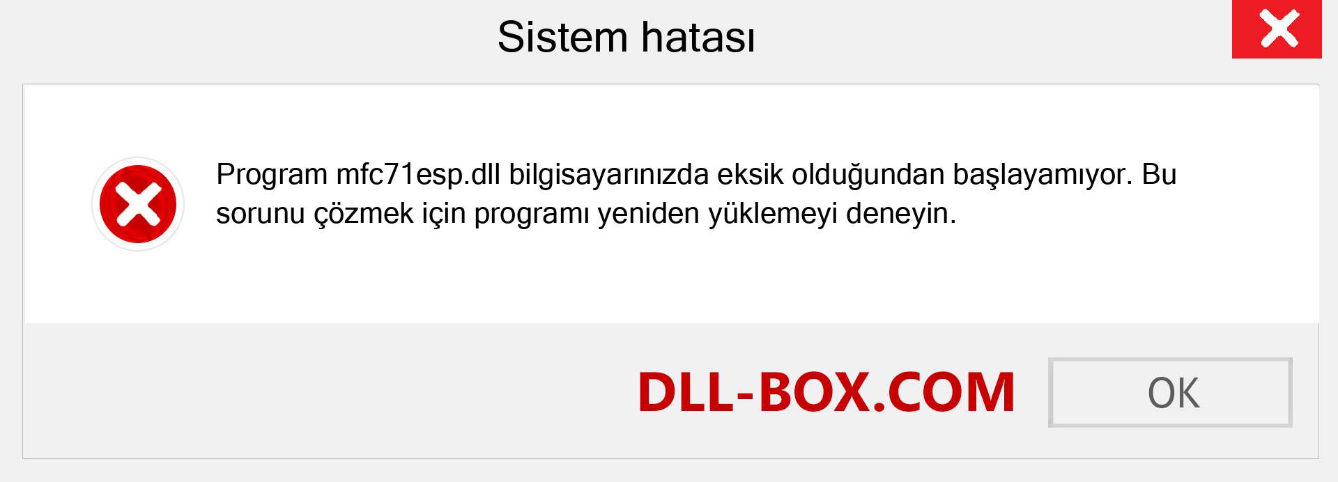 mfc71esp.dll dosyası eksik mi? Windows 7, 8, 10 için İndirin - Windows'ta mfc71esp dll Eksik Hatasını Düzeltin, fotoğraflar, resimler